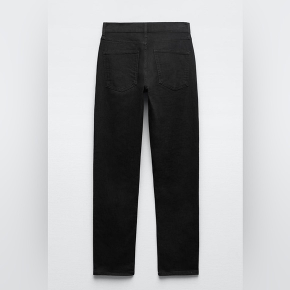 NWT Zara Sweet Mocha colored slit bottom jeans - Picture 8 of 8